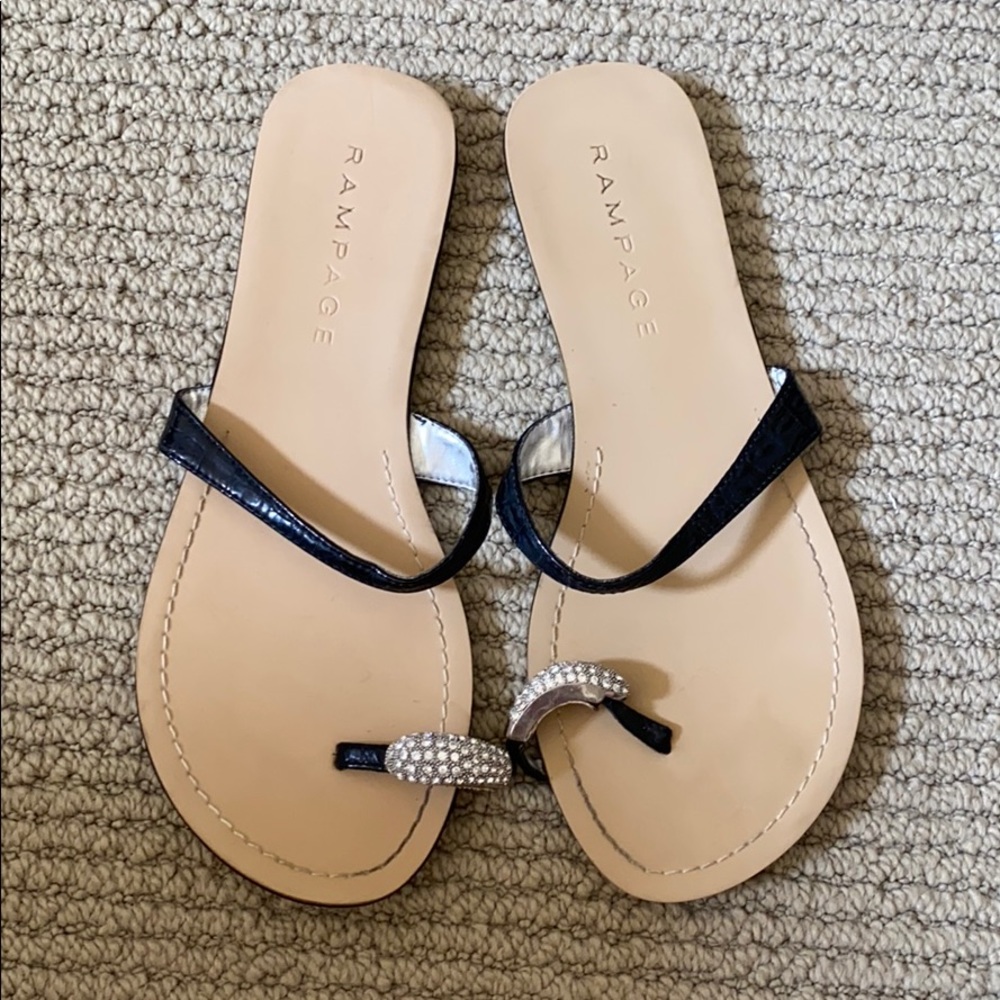 Rampage crystal sandals